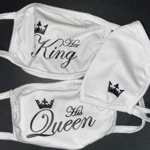 Jet King and His Queen Matching Masks